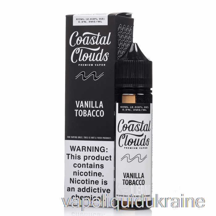 Vape Ukraine Vanilla Tobacco - Coastal Clouds - 60mL 6mg